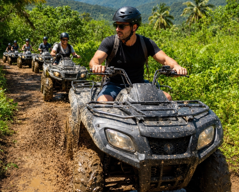 ATV y paseos a caballo por el campo de Puerto Plata